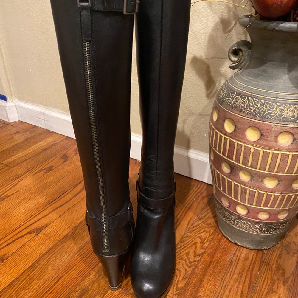 Tall Leather Boots